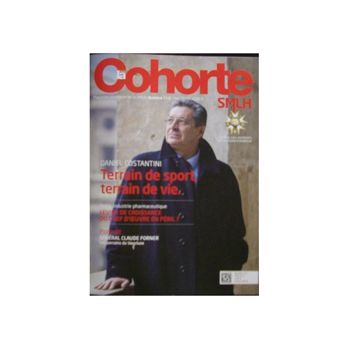 Superbe magazine de la Légion d'honneur portrait de Daniel Constantini