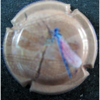 Capsule Muselet de bouteille de champagne GÉNÉRIQUE n° 785 libellule
