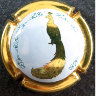 Capsule Muselet de bouteille de Val de Loire BLANC FOUSSY n° 11 contour or cuvée ice
