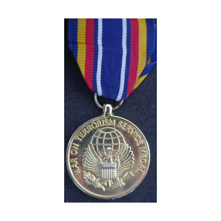 : médaille on war on terrorism medal en métal brillant