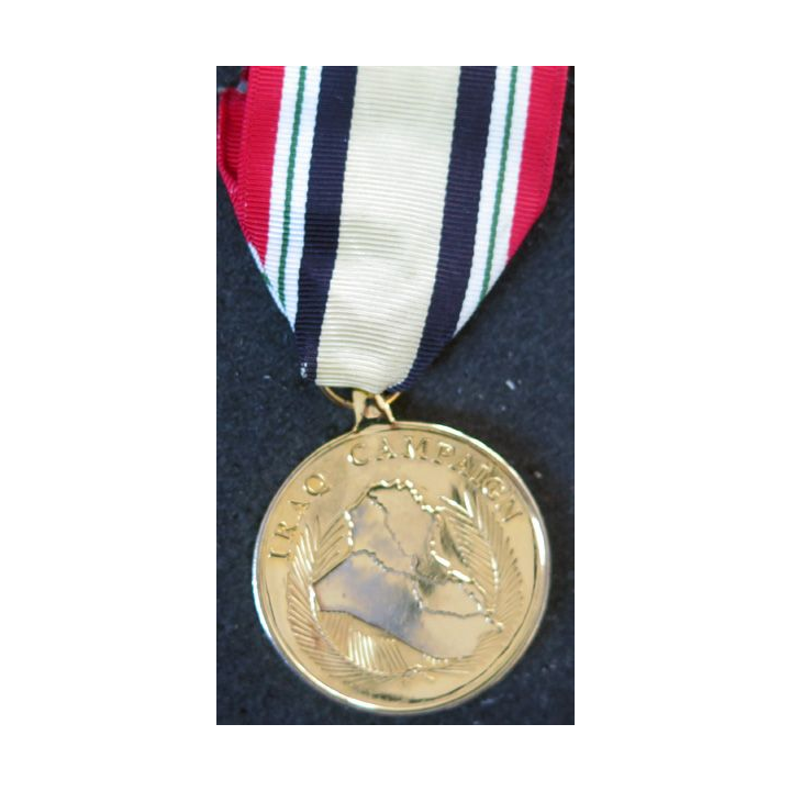 USA : médaille Iraq campaign medal en métal brillant