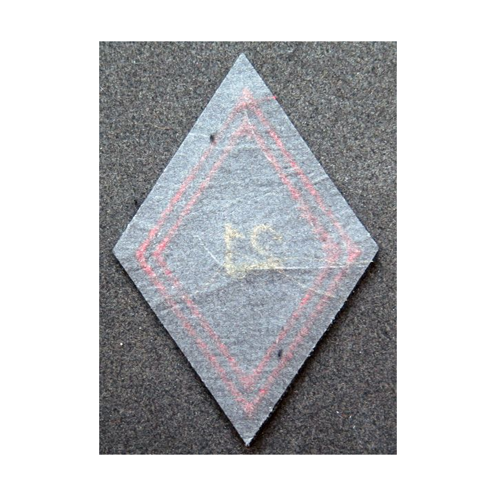 LOSANGE DE BRAS MODÈLE 45 : 21° RÉGIMENT DU GÉNIE CADRE