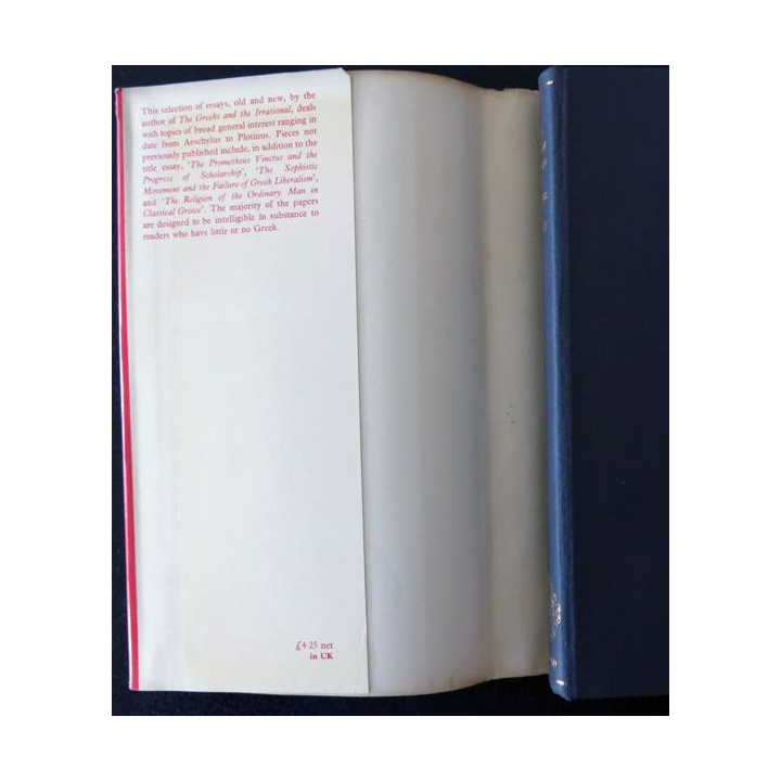 The Ancient concept of progress de E. R. Dodds aux Editions Oxford At The Clarendon Press