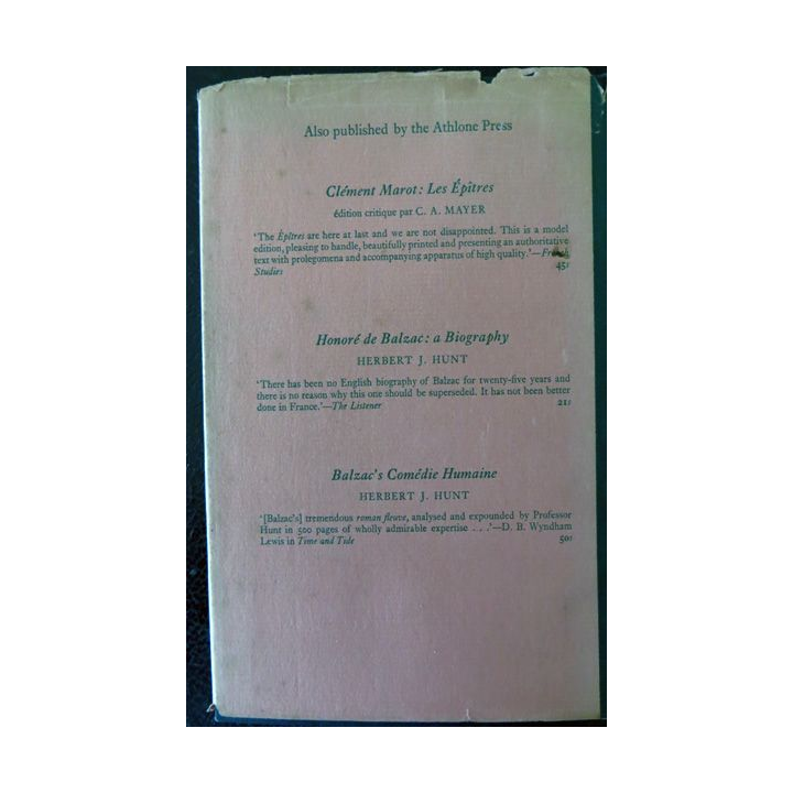French Free-Thought from Grassendi to Voltaire de  J. S. Spink aux Editions University of London (1960)