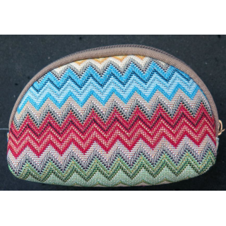 Petit porte monnaie tissé 13 cm de longueur