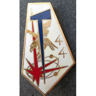 44° RT : insigne du 44° régiment de transmissions de fabrication Drago G. 2308