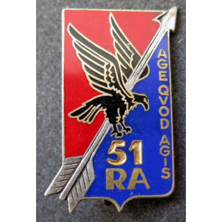 51° RA :  51° régiment d'artillerie de fabrication Arthus Bertrand Paris G. 2242