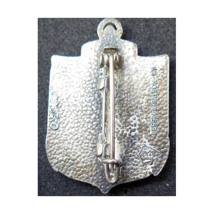 RIMAP : insigne métallique du régiment d'infanterie de marine en Polynésie de fabrication Bessin et Salson G. 2900