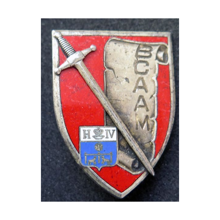 BCAAM / Bureau central archives administration militaires Drago 2377 en émail