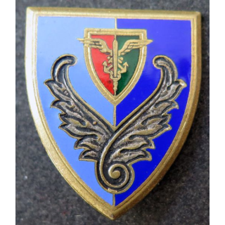 SIFFA : insigne métallique du service de l'intendance des forces françaises en Allemagne de fabrication Drago G. 1466