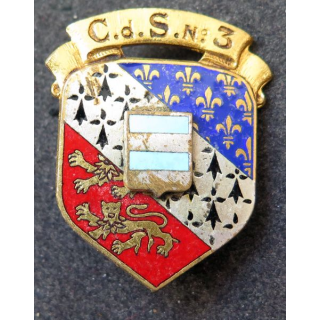 CDS N°3 : centre de sélection n° 3 Drago G. 1566 en émail