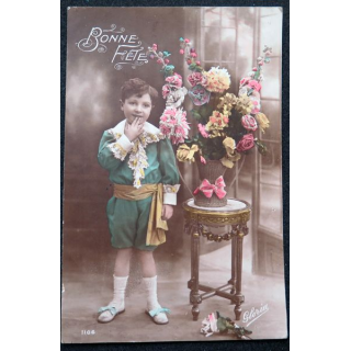 Carte postale de Bonne fête (années 1920 environ)