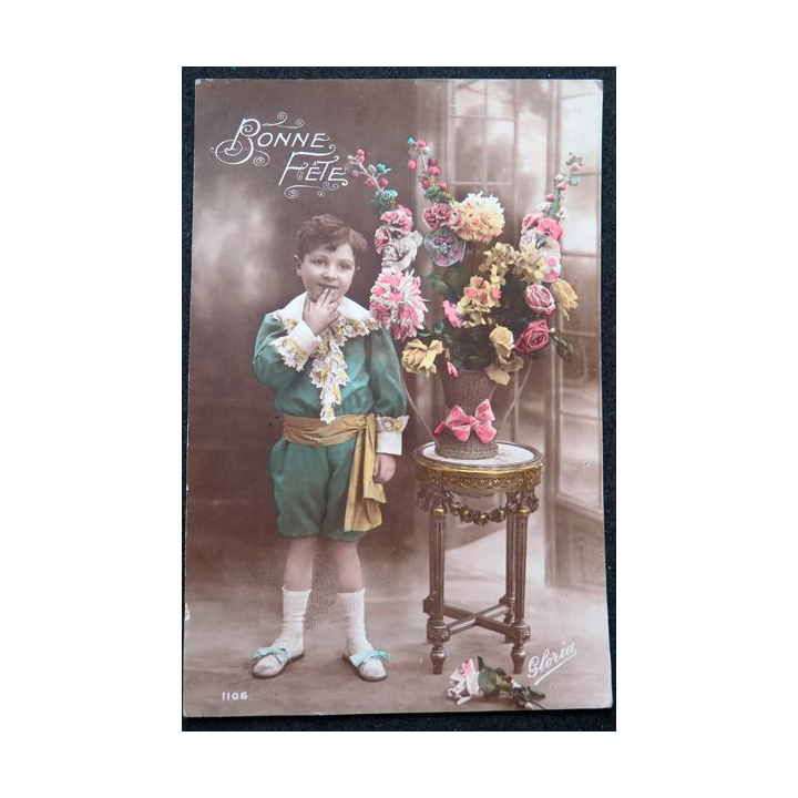 Carte postale de Bonne fête (années 1920 environ)