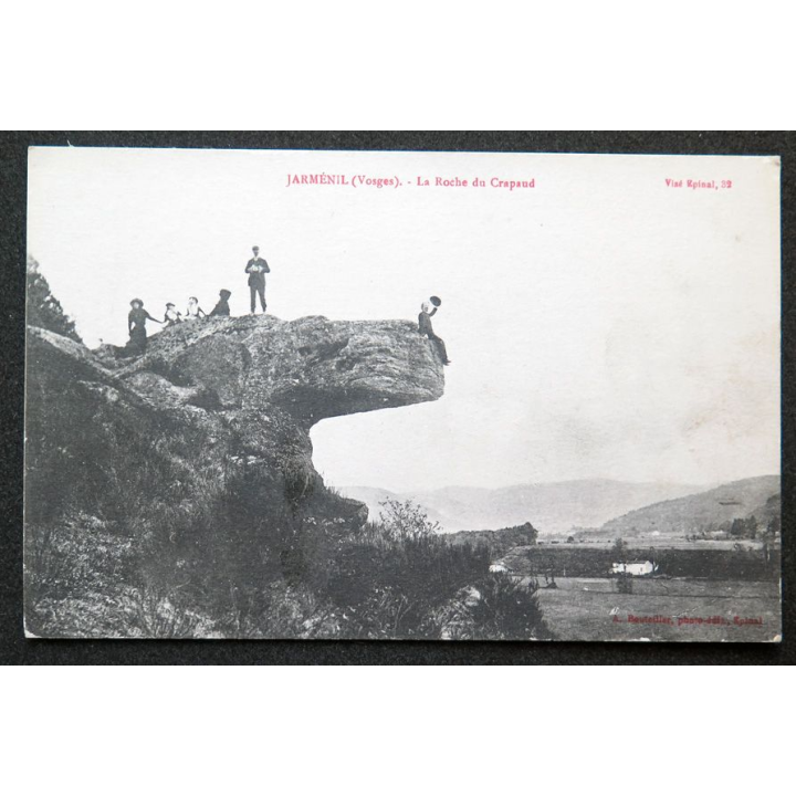 Carte postale de Jarménil (Vosges) n° 32 La Roche du Crapaud