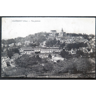 Carte postale de Clermont (Oise) Vue Générale 1940