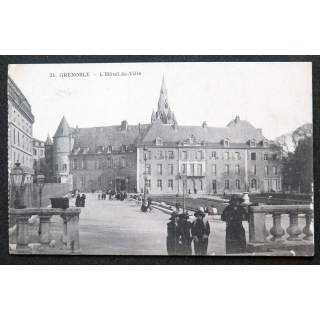Carte postale Grenoble n° 21 L'Hôtel de Ville