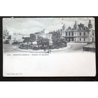 Carte postale Monte Carlo n° 533 Casino et jardins