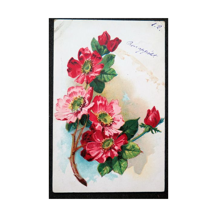Carte postale Bon Appétit timbrée