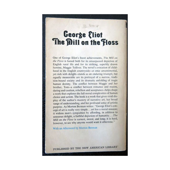 The Mil on the Floss de Georges Eliot Published by The American Library