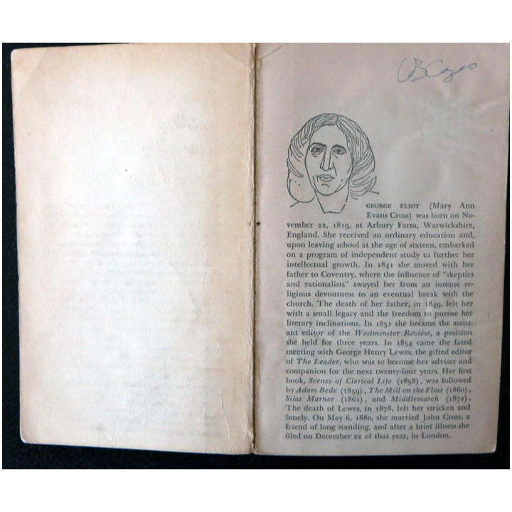 The Mil on the Floss de Georges Eliot Published by The American Library