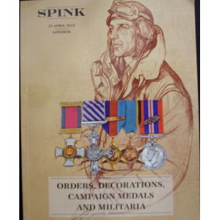 Catalogue SPINK sur les médailles militaires anglaises d'avril 2013