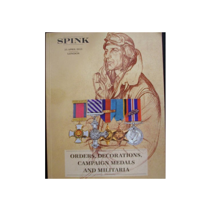 Catalogue SPINK sur les médailles militaires anglaises d'avril 2013