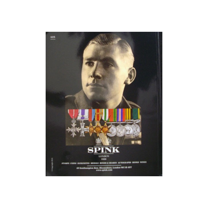 Catalogue SPINK sur les médailles militaires anglaises d'avril 2013