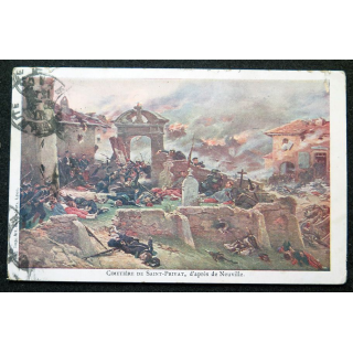 Carte postale Cimetière de Saint Privatisai d'Après de Neuville 2010 Timbrée