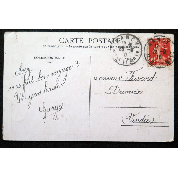 Carte postale Cimetière de Saint Privatisai d'Après de Neuville 2010 Timbrée