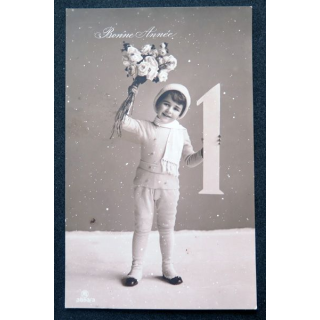 Carte postale Bonne Année 1901 ? 1911 ou 1921 ?