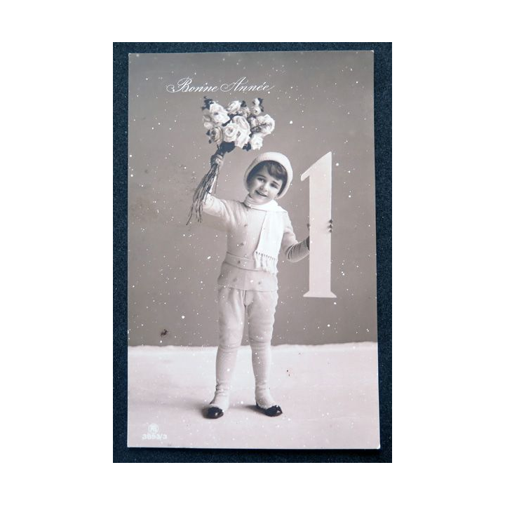 Carte postale Bonne Année 1901 ? 1911 ou 1921 ?
