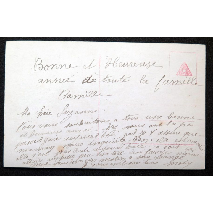 Carte postale Bonne Année 1901 ? 1911 ou 1921 ?