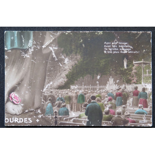 Carte postale Lourdes 