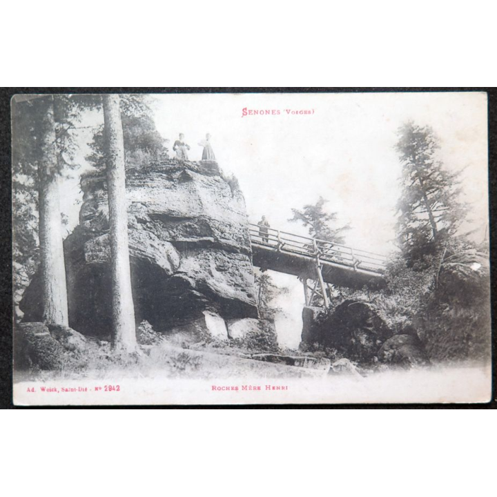 Carte postale Senones (Vosges) n° 2942 Weick Saint Dié Roches Mère Henri