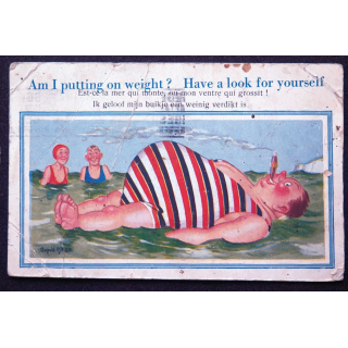 Carte postale Am I putting on weight ?