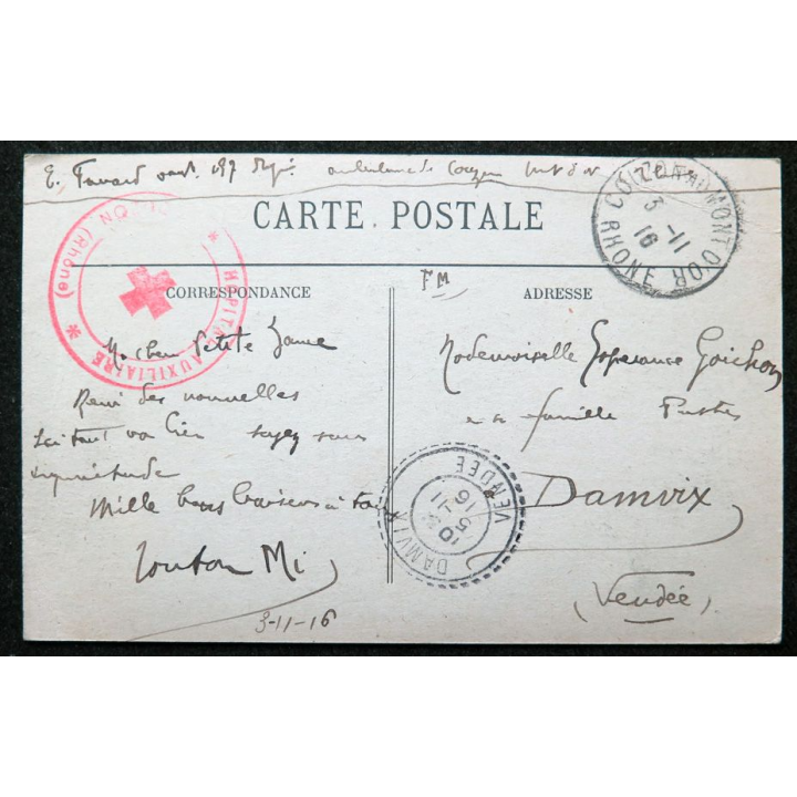 Carte postale Lyon n° 48 Place Carnot , Gare de Perrache et Hôtel Terminus