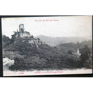 Carte postale Vallé de Celles (Vosges) n° 3305 Château et village de Pierre-Piercée