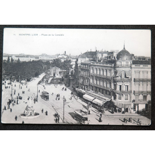 Carte postale Montpellier n° 11 Place de la Comédie