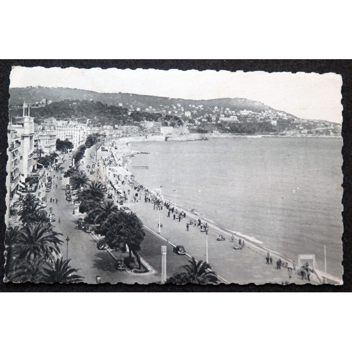 Carte postale Nice n° 46 Promenade des Anglais Le Mont Boron 1950