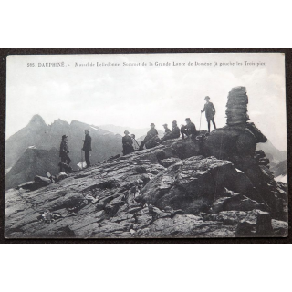 Carte postale Dauphiné n° 585 Massif de Belledonne Sommet de la Grande Lance de Domène
