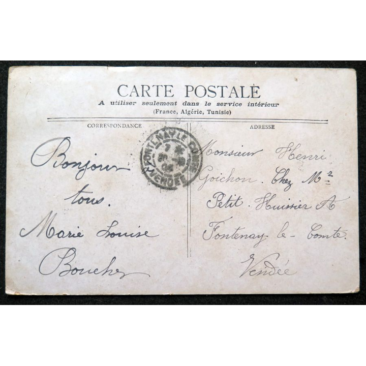 Carte postale Paris Monument de Gambetta 1904