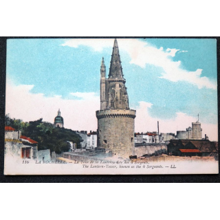 Carte postale La Rochelle n° 116 La Tour de la Lanterne dite des 4 serpents