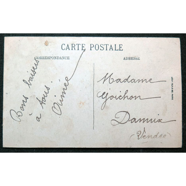 Carte postale Fouras n° 6 La plage à l'heure du bain