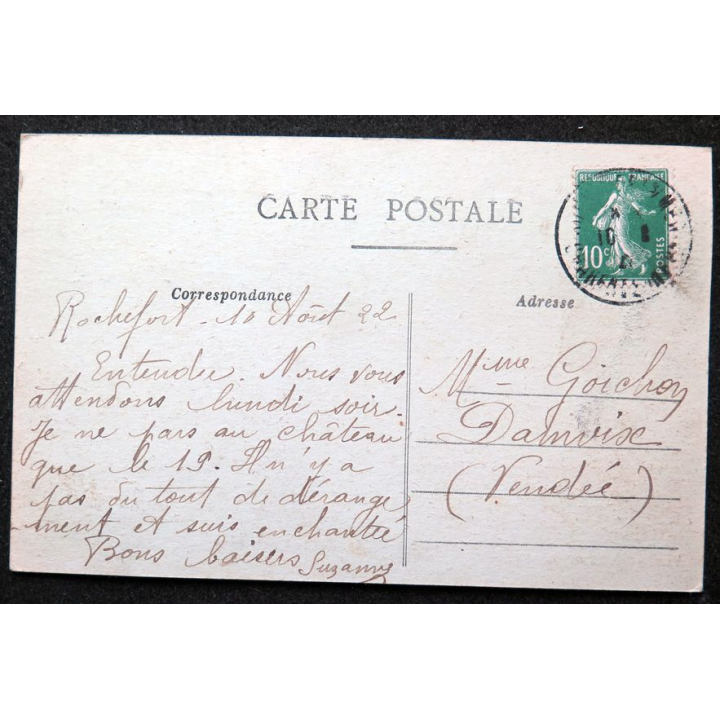 Carte postale Rochefort sur Mer n° 54 Le square Parat