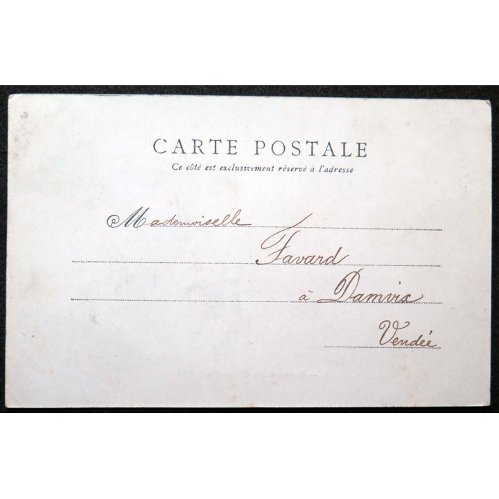 Carte postale Carnac n° 179 Dolmen du Mané-Kerioned 1908 timbrée