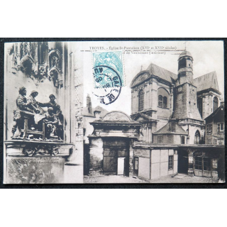 Carte postale Troyes Eglise Saint Pantaléon