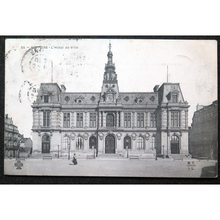 Carte postale Poitiers n° 35 l'Hôtel de ville