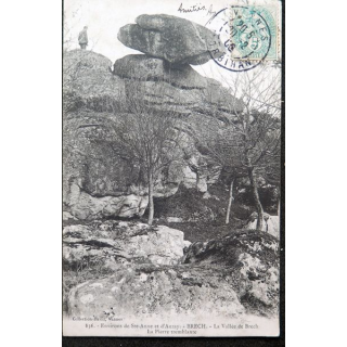 Carte postale Brech (environs de Saint Anne d'auray) n° 836 La Vallée de Brech 1906 Timbrée 