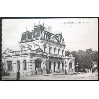 Carte postale Rochefort sur mer n° 3 La Poste 1922 timbrée