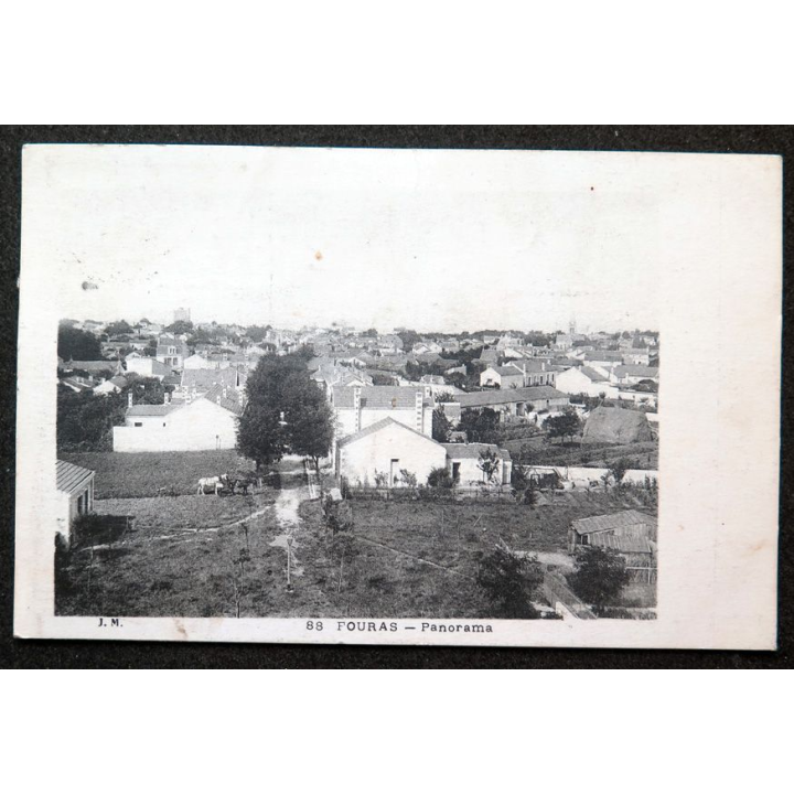 Carte postale Fouras n° 88 Panorama timbrée